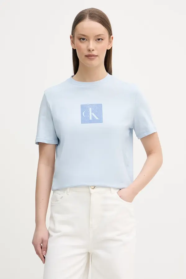 Calvin Klein Jeans Calvin Klein Jeans majica za žene od pamuka