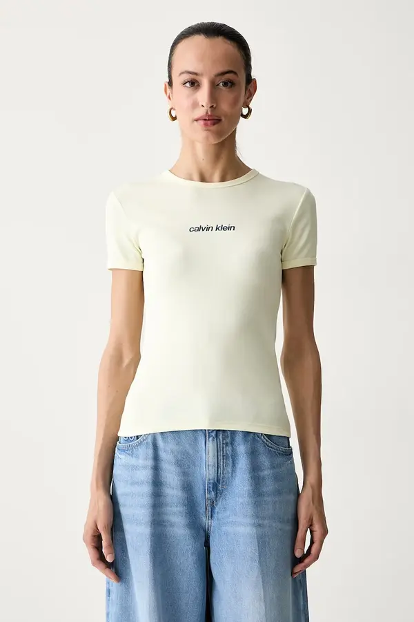 Calvin Klein Jeans Calvin Klein Jeans majica za žene od pamuka s elastanom