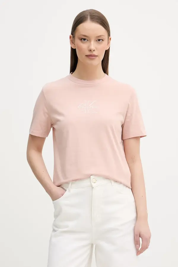 Calvin Klein Jeans Calvin Klein Jeans majica ženska od pamuka