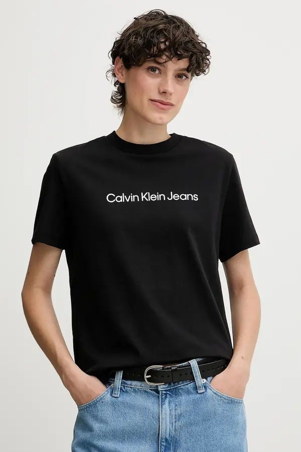 Calvin Klein Jeans Calvin Klein Jeans majica ženska od pamuka