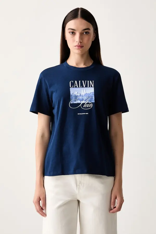 Calvin Klein Jeans Calvin Klein Jeans majica ženska pamučna