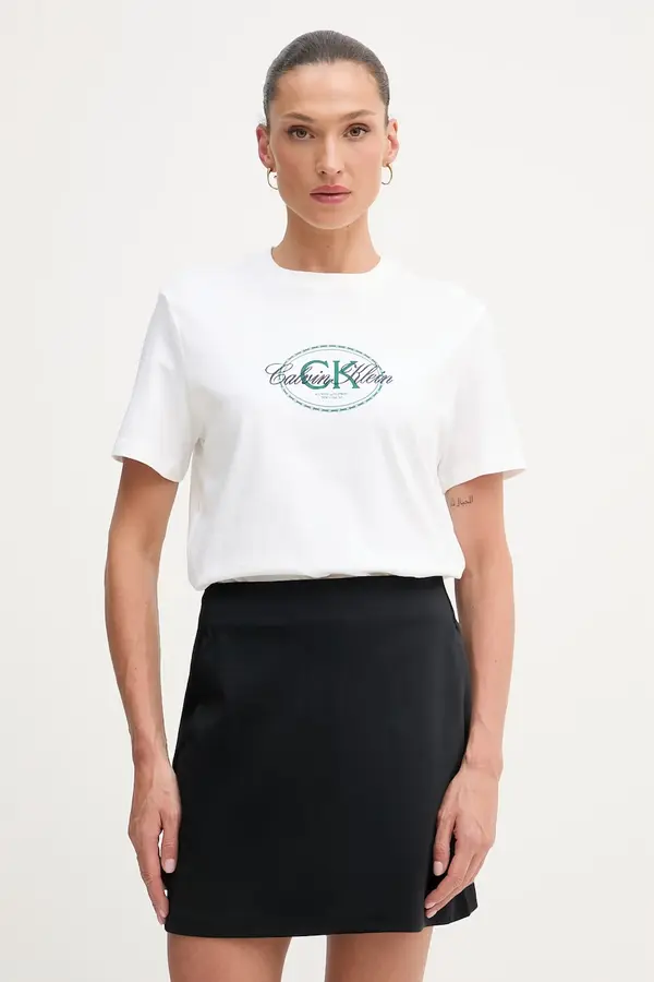 Calvin Klein Jeans Calvin Klein Jeans majica ženska pamučna