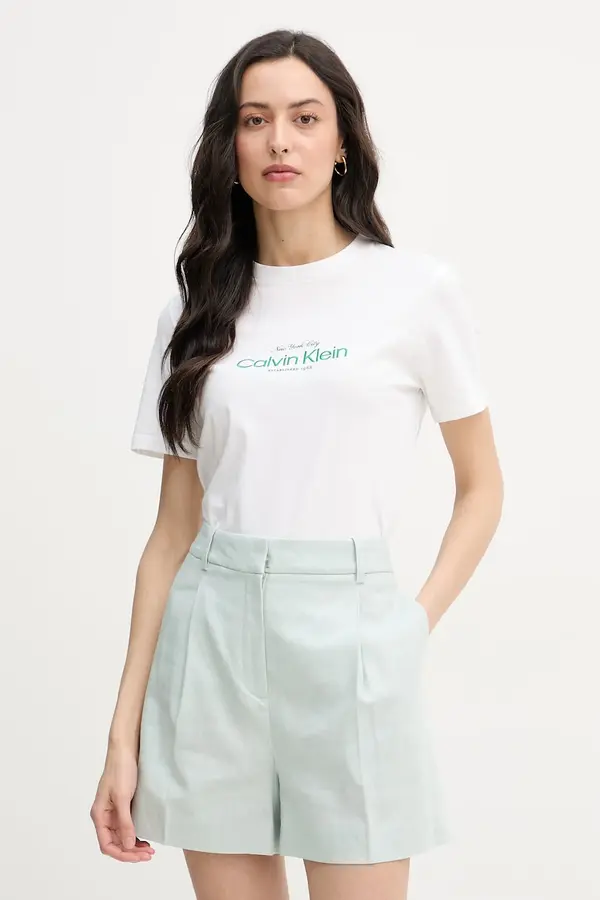 Calvin Klein Jeans Calvin Klein Jeans majica ženska pamučna