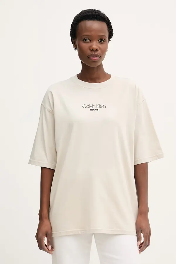Calvin Klein Jeans Calvin Klein Jeans majica ženska pamučna