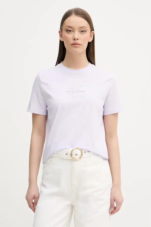 Calvin Klein Jeans Calvin Klein Jeans majica ženska pamukna