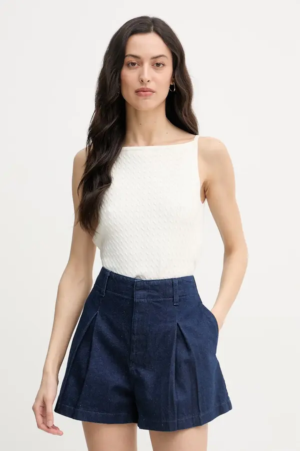Calvin Klein Jeans Calvin Klein Jeans pleteni top ženski s pamukom