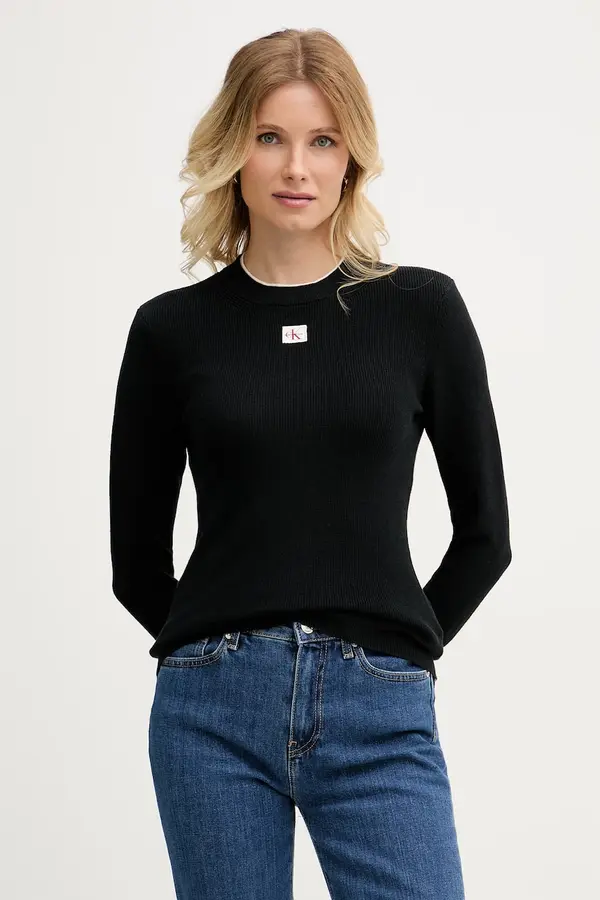 Calvin Klein Jeans Calvin Klein Jeans pulover za žene od pamuka