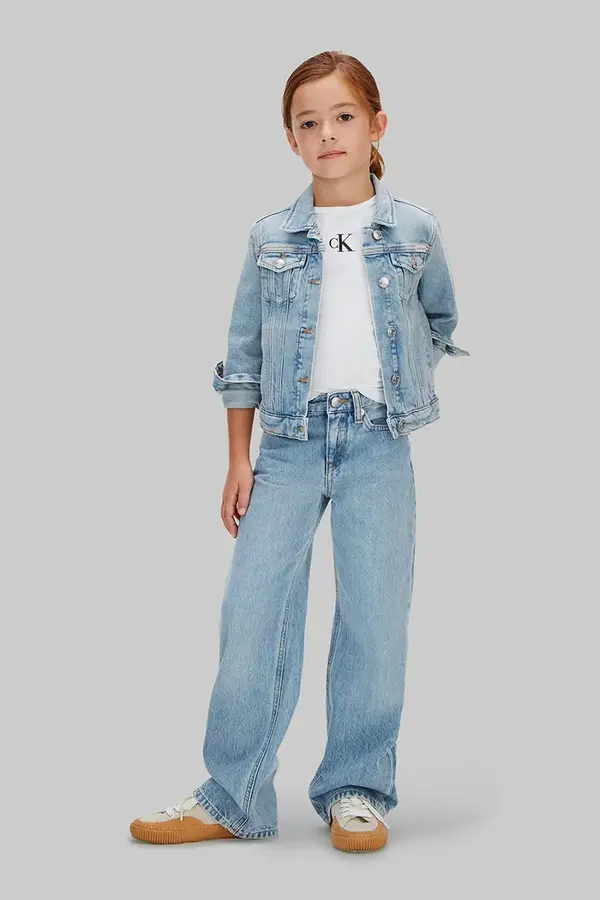 Calvin Klein Jeans Calvin Klein Jeans široke traperice za djecu