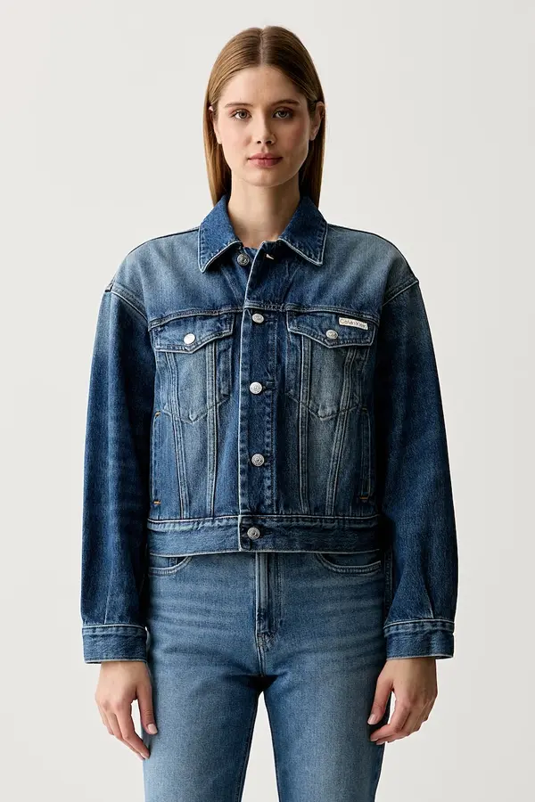 Calvin Klein Jeans Calvin Klein Jeans traper jakna za žene od pamuka