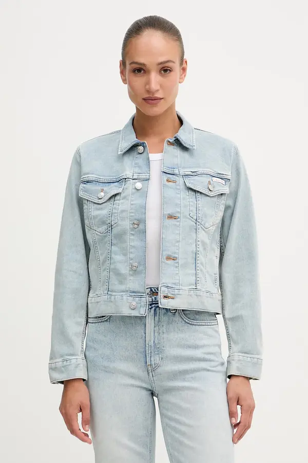 Calvin Klein Jeans Calvin Klein Jeans traper jakna za žene s pamukom