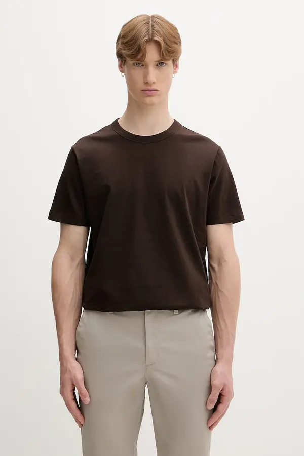 Calvin Klein Calvin Klein majica za žene s dodatkom lana