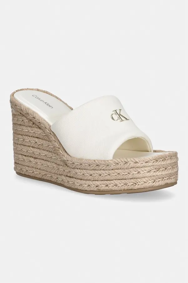 Calvin Klein Calvin Klein natikače s klinastom potpeticom za žene WEDGE ESPAD 70 CANVAS MG