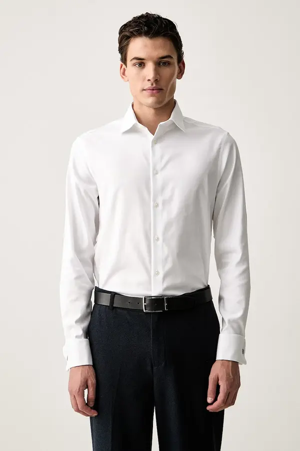 Calvin Klein Calvin Klein oxford košulja za muškarce od pamuka