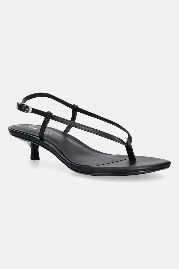 Calvin Klein Calvin Klein sandale od kože KITT HEEL SNDL STRAPPY SLING LTH
