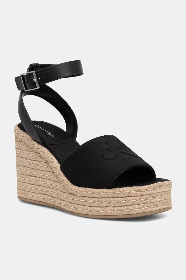 Calvin Klein Calvin Klein sandale s klinastom potpeticom WEDGE ESPAD 70 NEOPR MG