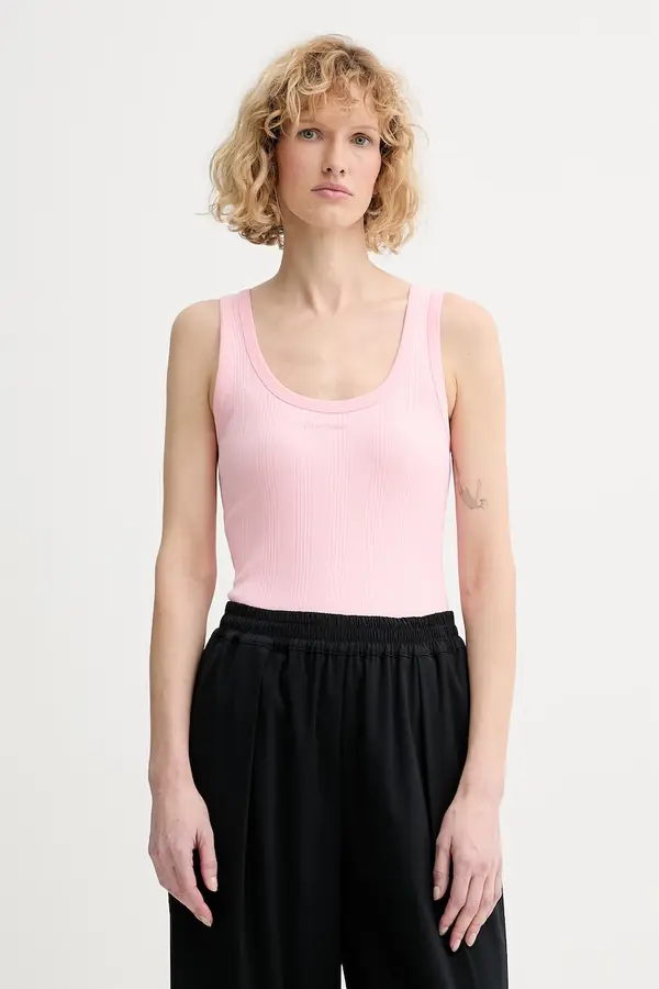 Calvin Klein Calvin Klein top za žene od pamuka s elastanom