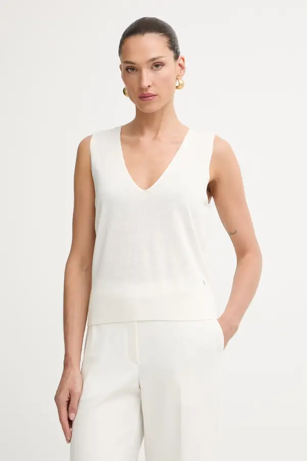 Calvin Klein Calvin Klein top ženski laneni