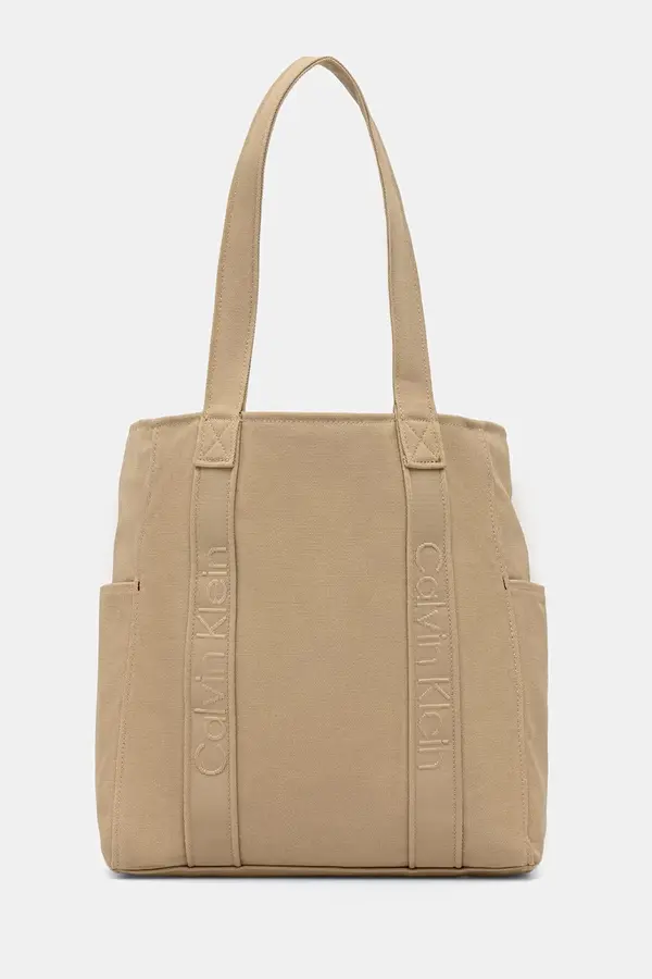 Calvin Klein Calvin Klein tote torba ženska pamučna