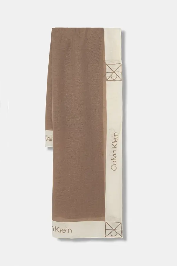 Calvin Klein Calvin Klein ženski šal s dodatkom lana