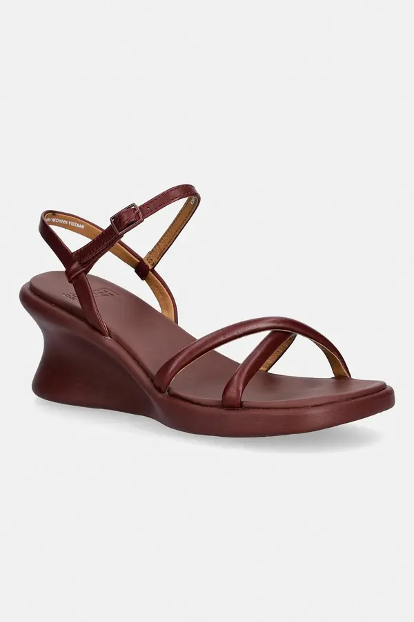 Camper Camper sandale s klinastom potpeticom od kože Louise Sandal