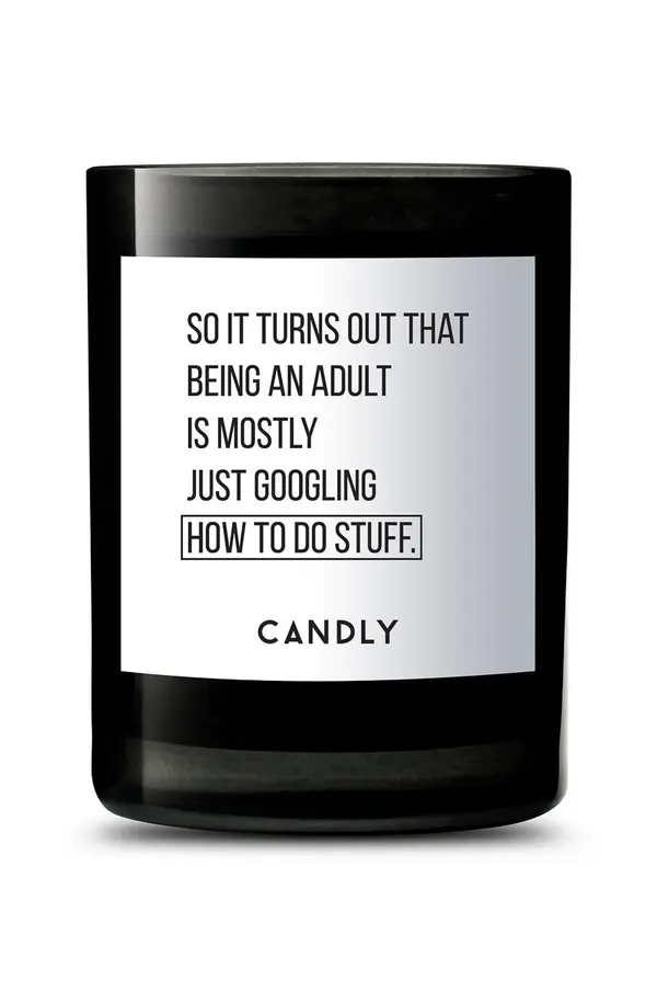 Candly Candly - Mirisna svijeća od sojinog voska So It Turns Out That Being an Adult is Mostly Just Googling Hot to Do Stuff