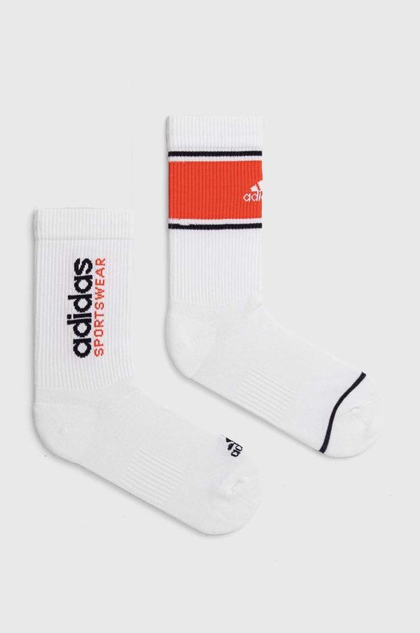 adidas Čarape adidas 2-pack boja: bijela, IW2919
