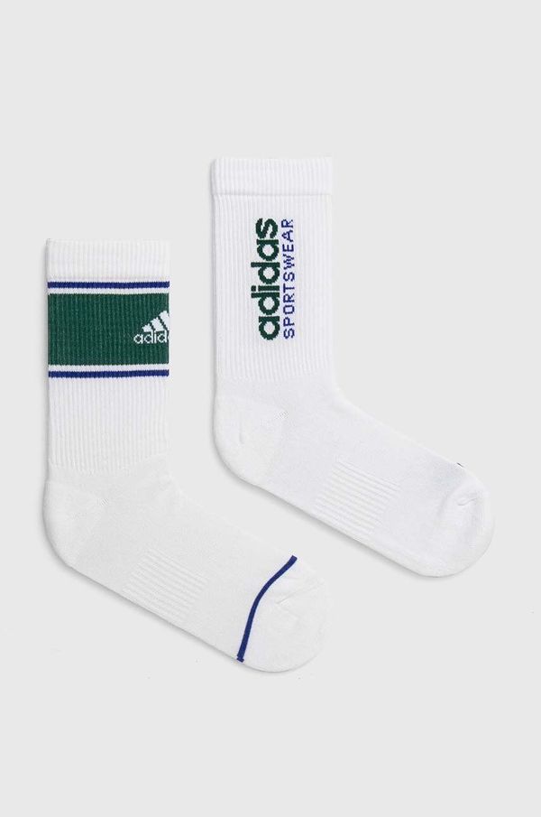 adidas Čarape adidas 2-pack boja: bijela, IY7820