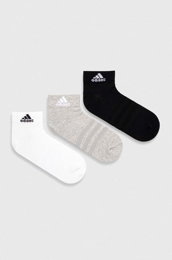 adidas Čarape adidas 3-pack boja: siva