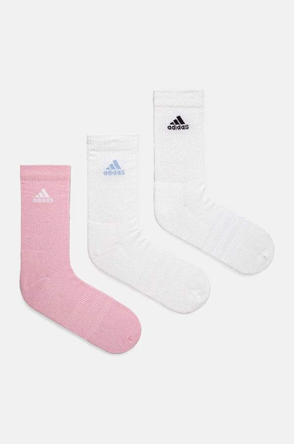 adidas Čarape adidas C SPW CRW 3P 3-pack boja: bijela, JC9382
