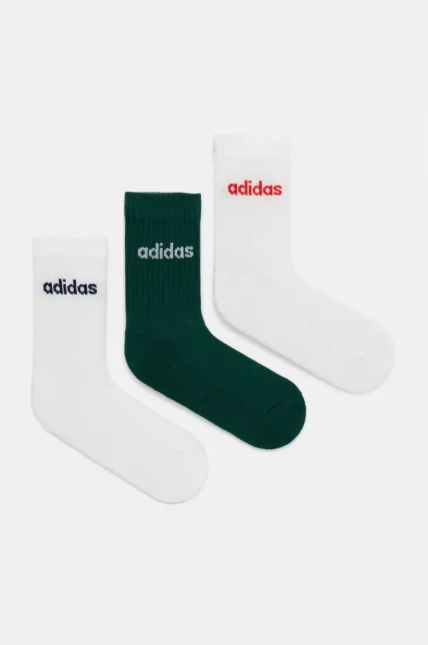 adidas Čarape adidas Essentials 3-pack boja: zelena, JG3697