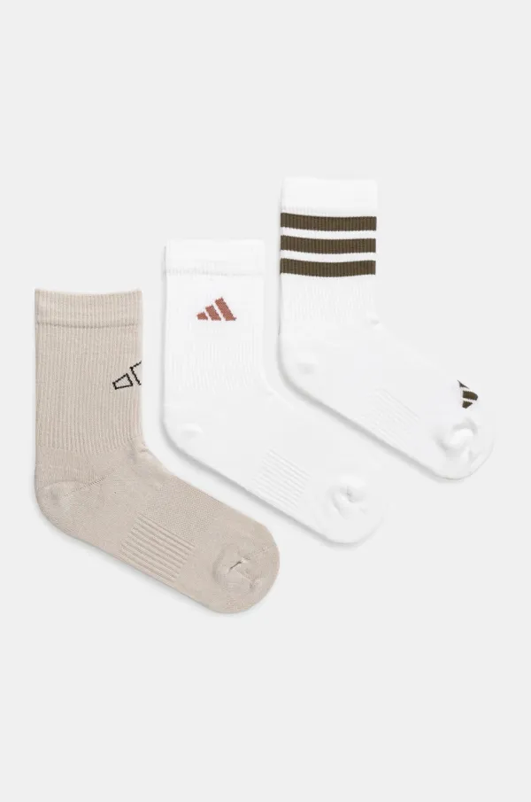 adidas Čarape adidas LOGO PACK 3PP 3-pack boja: bijela, JD5830
