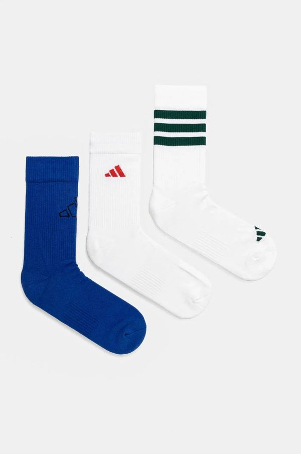 adidas Čarape adidas LOGO PACK 3PP 3-pack boja: bijela, JD5831