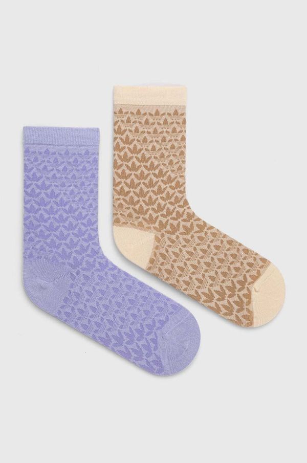 adidas Originals Čarape adidas Originals 2-pack boja: ljubičasta