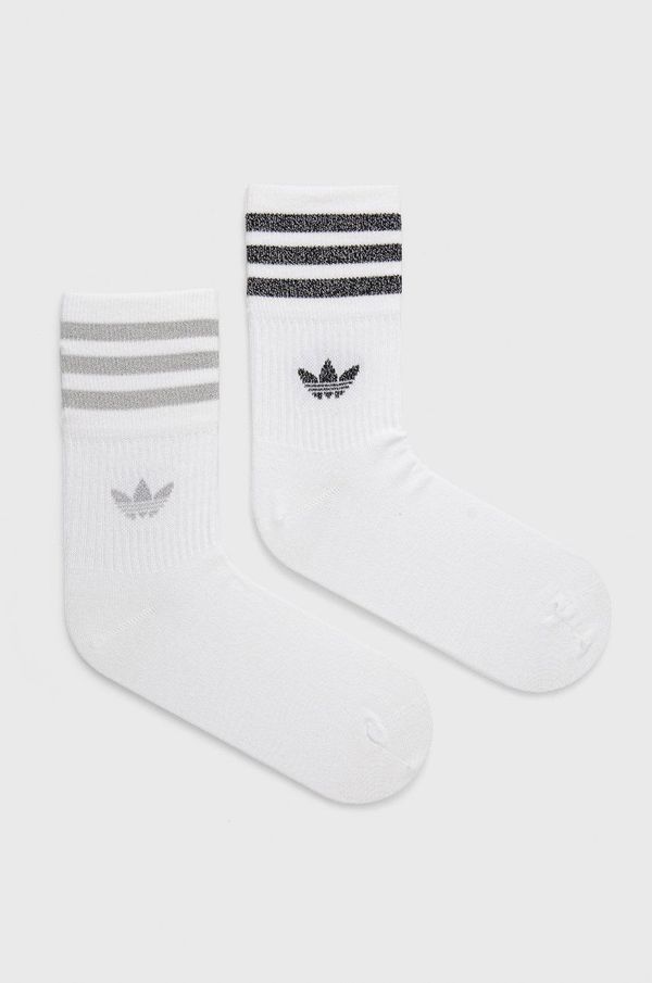 adidas Originals Čarape adidas Originals (2-pack) HC9561 za žene, boja: bijela, HC9561-WHT/GRETW