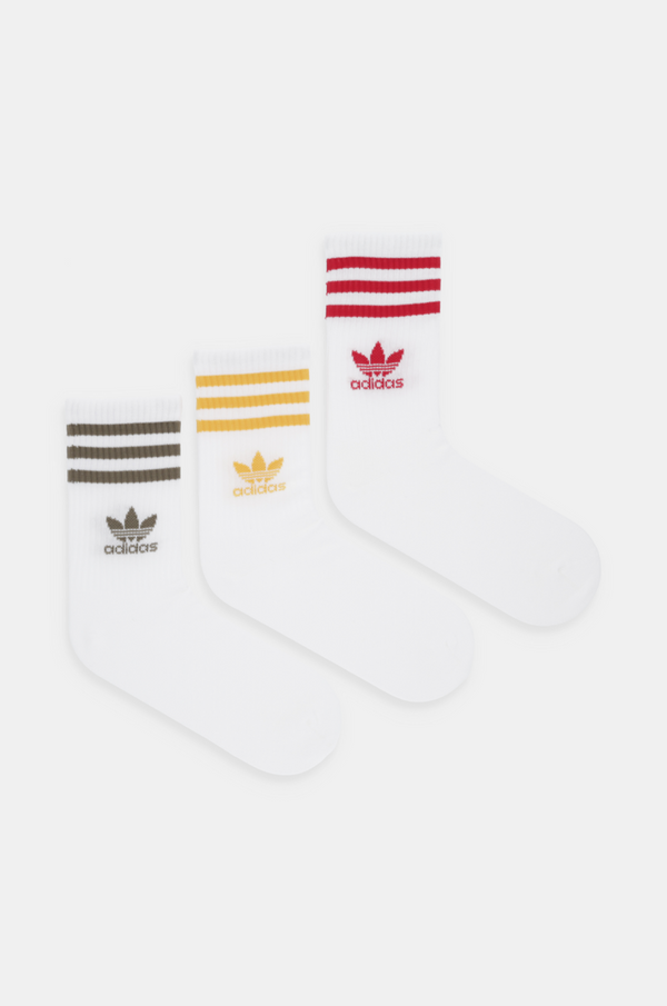 adidas Originals Čarape adidas Originals 3-pack boja: bijela, IX7511