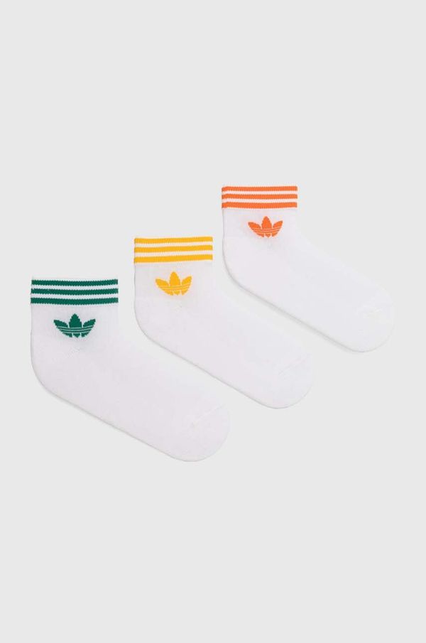 adidas Originals Čarape adidas Originals 3-pack boja: bijela, IX7521