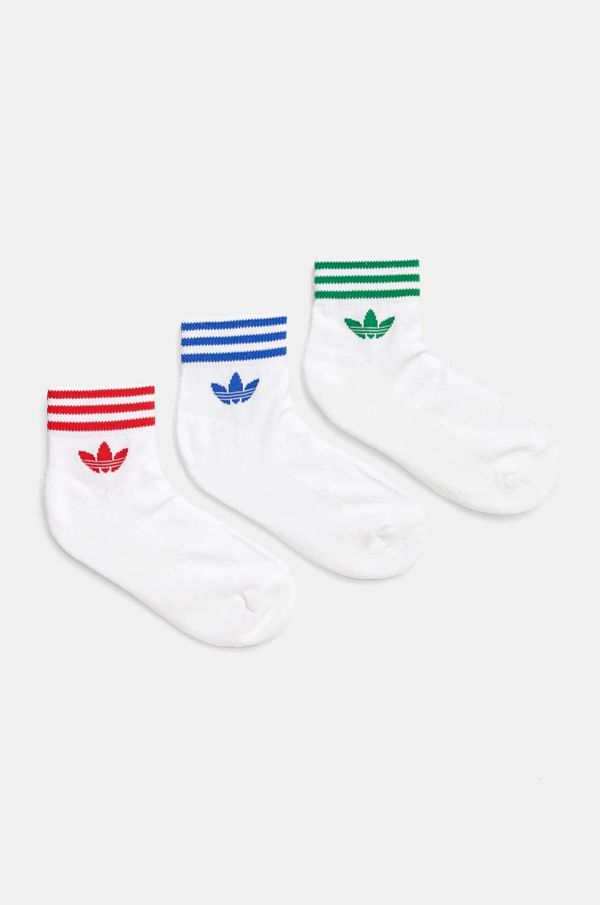 adidas Originals Čarape adidas Originals 3-pack boja: bijela, JI9489