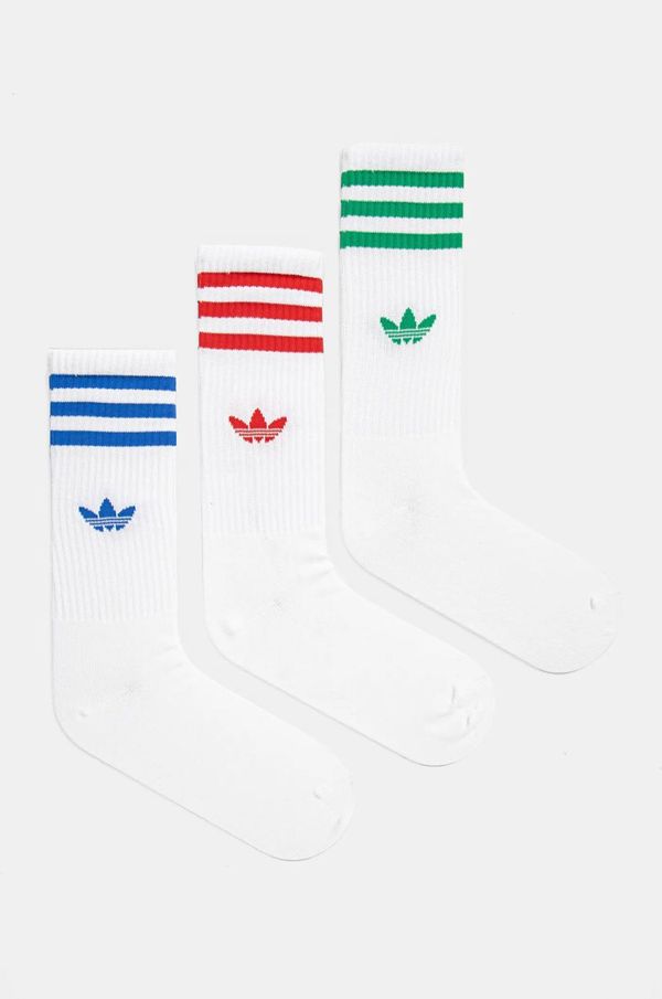 adidas Originals Čarape adidas Originals 3-pack boja: bijela, JJ1984