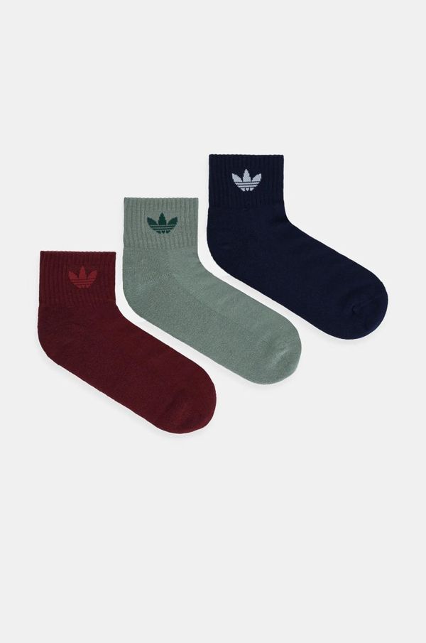 adidas Originals Čarape adidas Originals 3-pack boja: bordo, JI9495