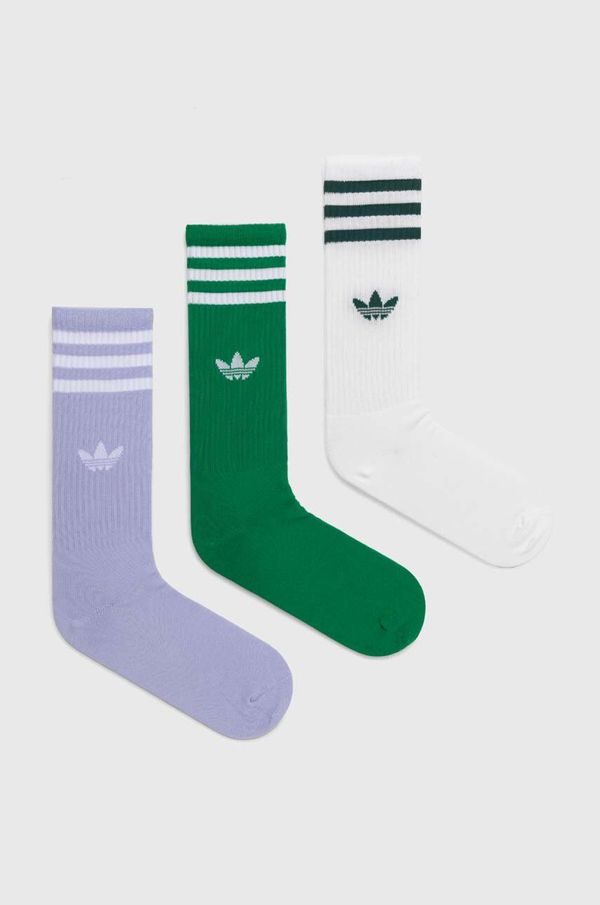 adidas Originals Čarape adidas Originals 3-pack boja: ljubičasta, IU2655