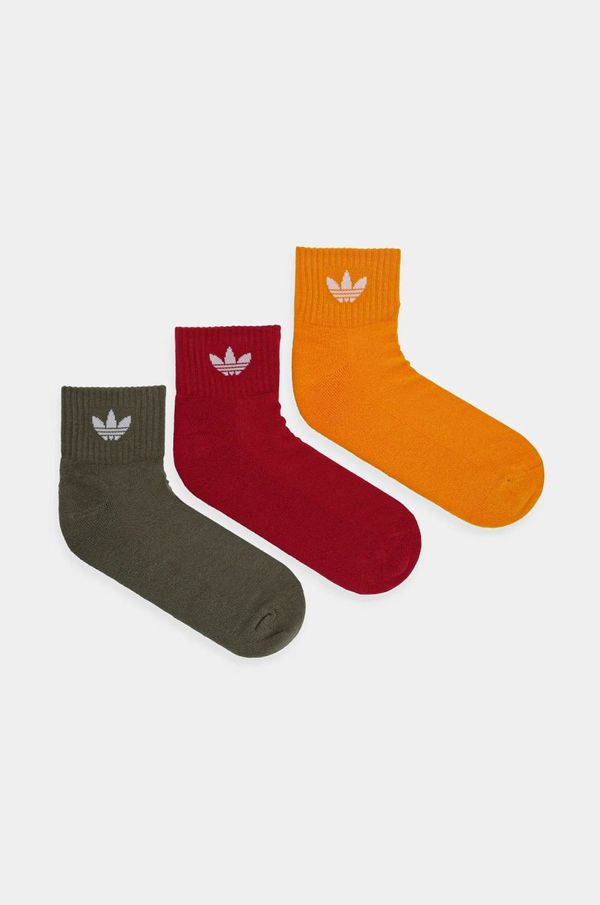 adidas Originals Čarape adidas Originals 3-pack boja: narančasta, IX5240