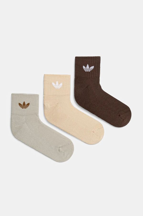 adidas Originals Čarape adidas Originals 6-pack boja: bež, IX5278