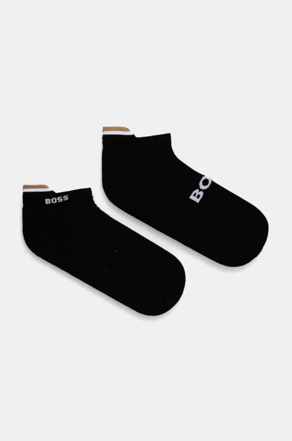 BOSS Čarape BOSS 2-pack za muškarce, boja: crna, 50531617