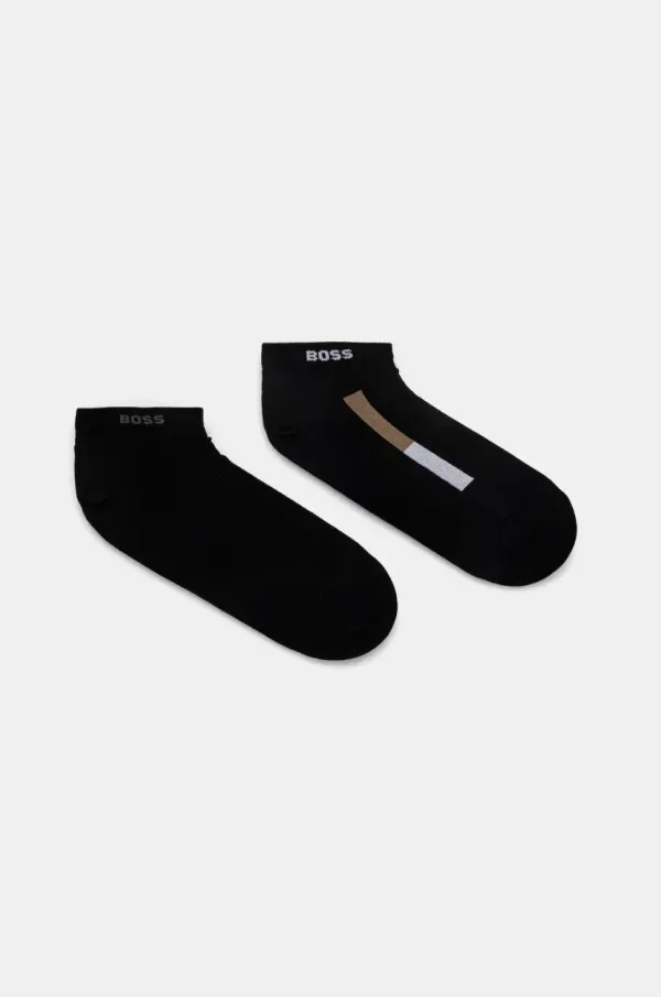 BOSS Čarape BOSS 2-pack za muškarce, boja: crna, 50537545