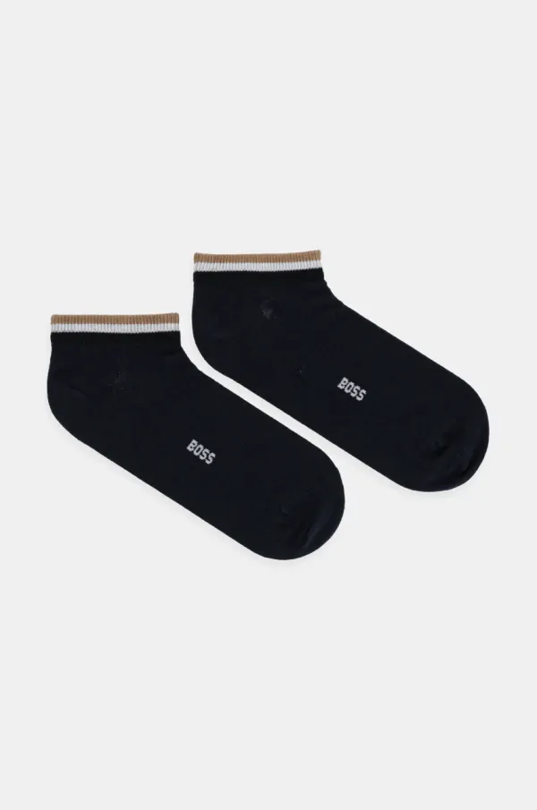 BOSS Čarape BOSS 2-pack za muškarce, boja: tamno plava, 50503506