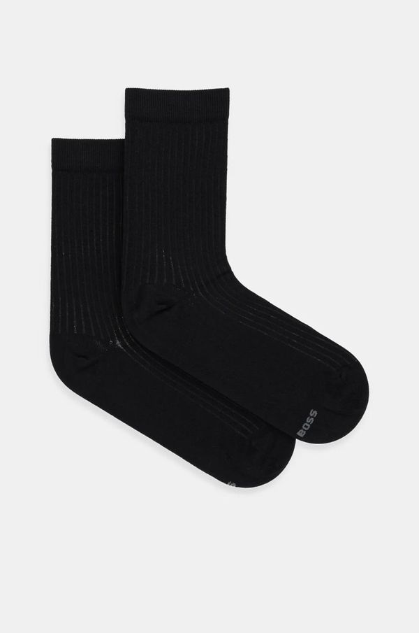 Boss Čarape BOSS 2-pack za žene, boja: crna, 50534275