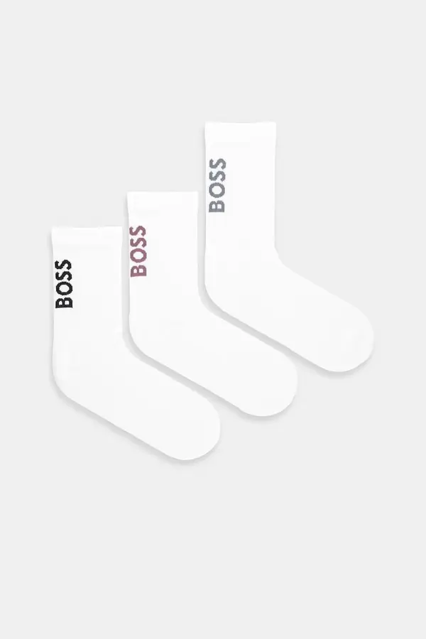 Boss Čarape BOSS 3-pack za muškarce, boja: bijela, 50531540