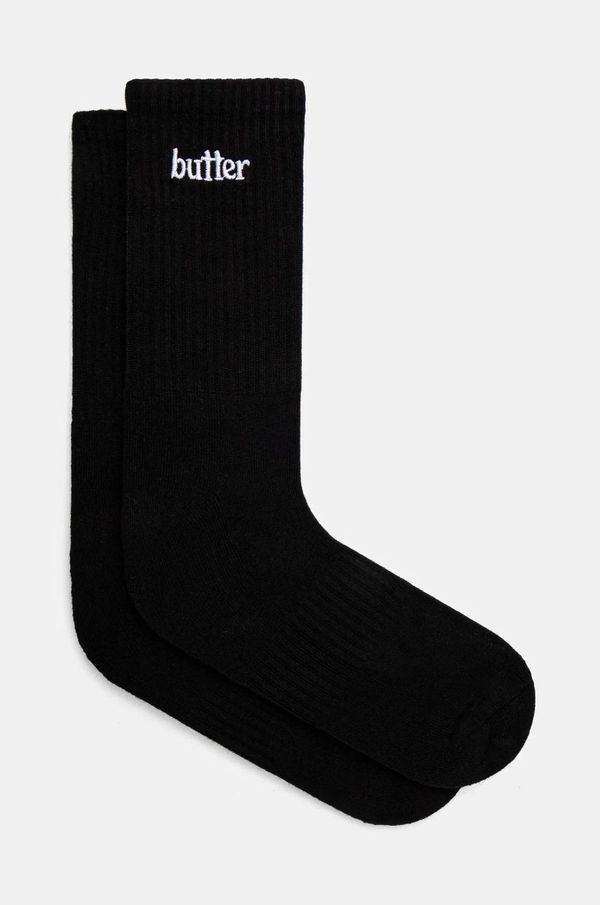 Butter Goods Čarape Butter Goods Basic Socks za muškarce, boja: crna, BG243910
