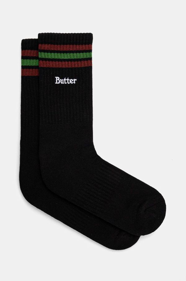 Butter Goods Čarape Butter Goods Stripe Socks za muškarce, boja: crna, BG243912