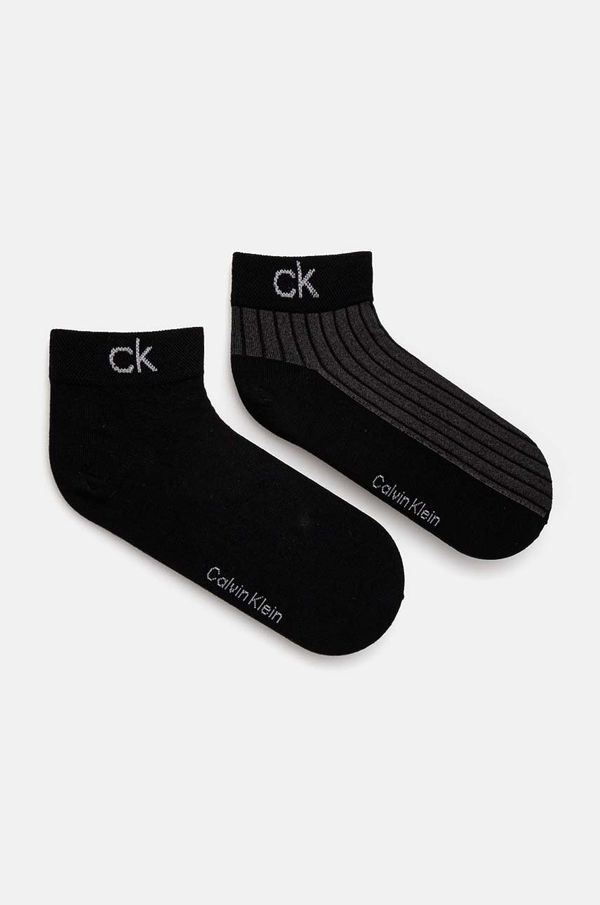 Calvin Klein Čarape Calvin Klein 2-pack za muškarce, boja: crna, 701229434